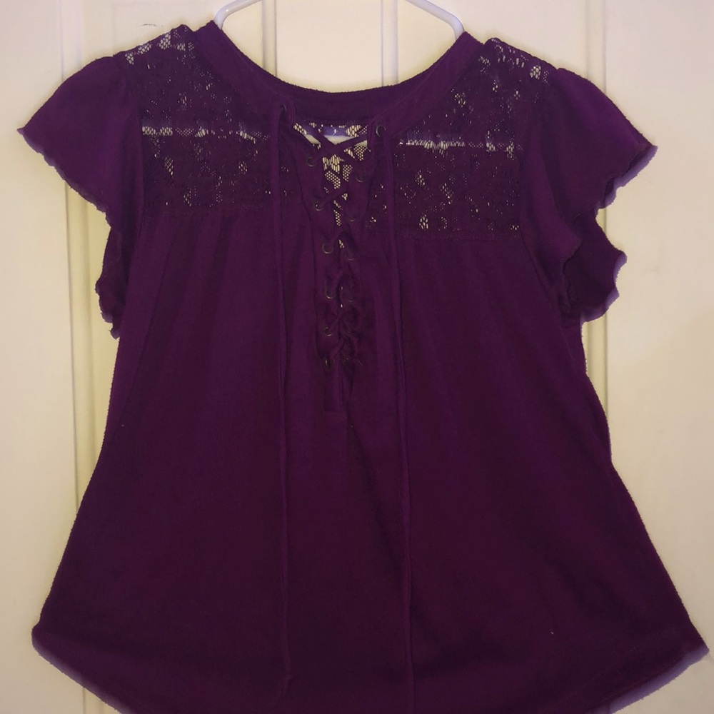 Purple blouse